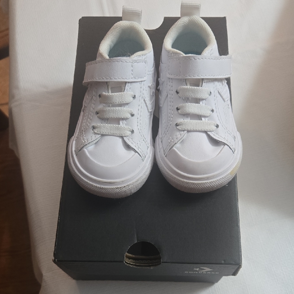 Converse Pro Blaze Strap OX Kids‎ White Sneakers